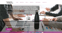 Desktop Screenshot of consumerintelligence.com