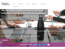 Tablet Screenshot of consumerintelligence.com